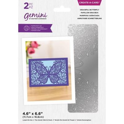 Gemini Create-A-Card Dies - Graceful Butterfly